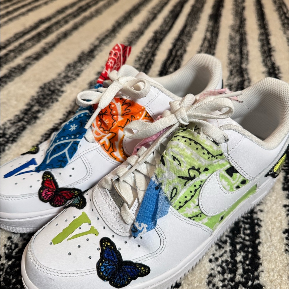 Colorful Nike Butterfly Air Forces